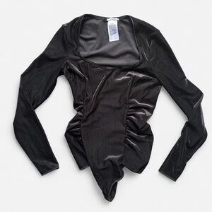 Black Velvet Bodysuit - Wolford